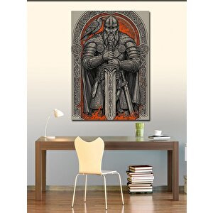 Kanvas Tablo Viking Ve Antik Güç 100x140 cm