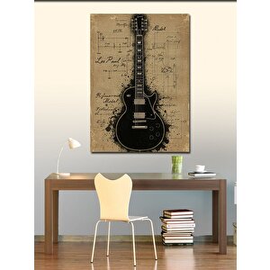 Kanvas Tablo Elektro Gitar 100x140 cm