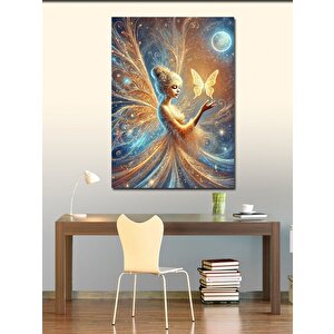 Kanvas Tablo Peri Ve Parlayan Yıldızlar 50x70 cm