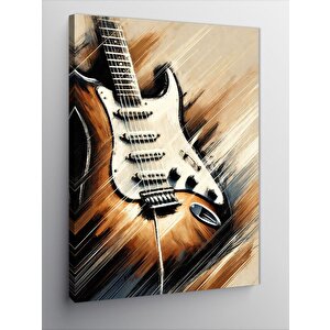 Kanvas Tablo Elektro Gitar Enerjisi 70x100 cm