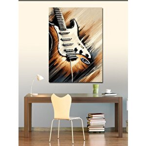 Kanvas Tablo Elektro Gitar Enerjisi 70x100 cm