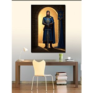 Kanvas Tablo Ortaçağ Şövalyesi Portresi 70x100 cm
