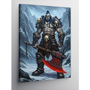 Kanvas Tablo Savaşçı Ve Buz 100x140 cm