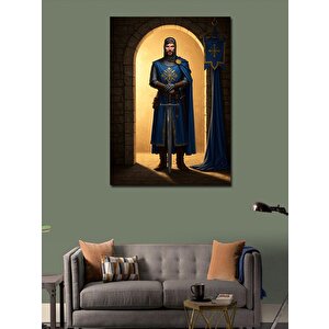 Kanvas Tablo Ortaçağ Şövalyesi Portresi 100x140 cm