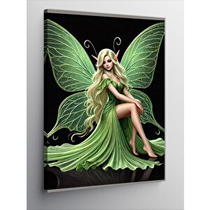 Kanvas Tablo Peri Kanatlı Kadın 100x140 cm