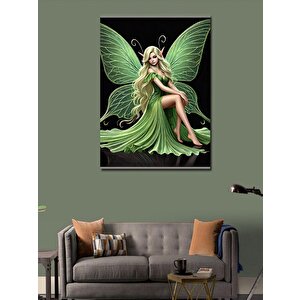 Kanvas Tablo Peri Kanatlı Kadın 100x140 cm