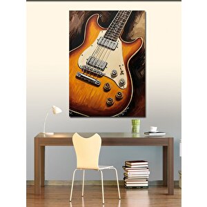 Kanvas Tablo Klasik Elektro Gitar 70x100 cm