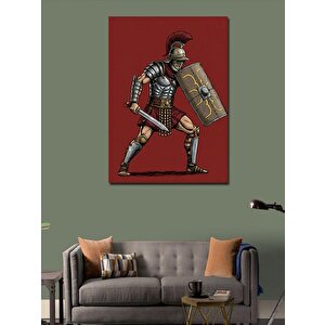 Kanvas Tablo Roma Askeri Çizimi 50x70 cm