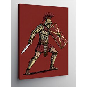 Kanvas Tablo Roma Askeri Portresi 50x70 cm