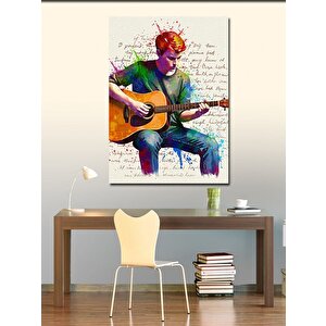 Kanvas Tablo Renkli Gitar Çalan Adam 50x70 cm