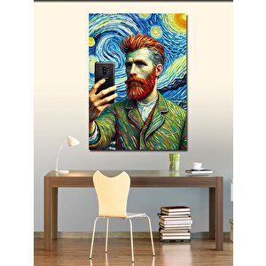 Kanvas Tablo Selfie Çeken Adam 100x140 cm