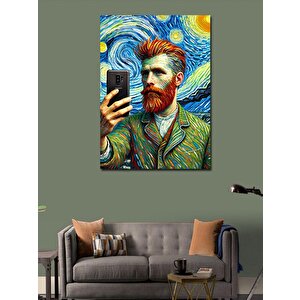 Kanvas Tablo Selfie Çeken Adam 100x140 cm