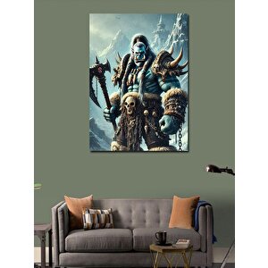 Kanvas Tablo Buz Diyarı Savaşçısı 100x140 cm