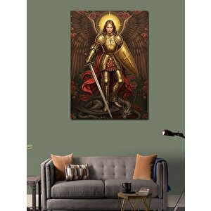 Kanvas Tablo Altın Zırhlı Savaşçı 50x70 cm