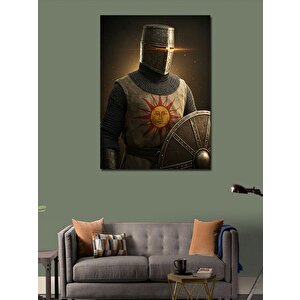 Kanvas Tablo Zırhlı Şövalye 50x70 cm