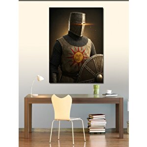 Kanvas Tablo Zırhlı Şövalye 70x100 cm