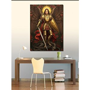 Kanvas Tablo Altın Zırhlı Savaşçı 100x140 cm