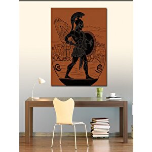 Kanvas Tablo Yunan Savaşçı Kadın 50x70 cm