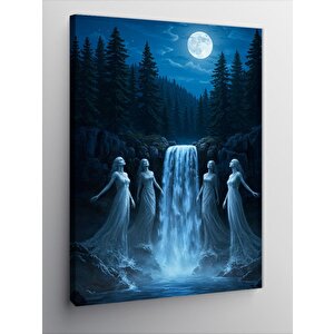 Kanvas Tablo Ayışığında Hayalet Kadınlar 100x140 cm