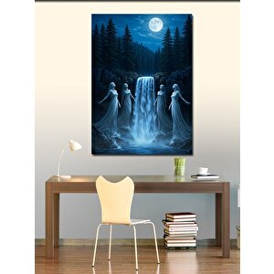 Kanvas Tablo Ayışığında Hayalet Kadınlar 100x140 cm