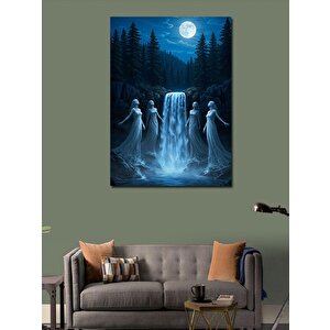 Kanvas Tablo Ayışığında Hayalet Kadınlar 100x140 cm