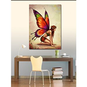 Kanvas Tablo Peri Kanatlı Kadın 100x140 cm