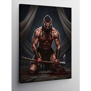 Kanvas Tablo Karanlık Savaşçı 100x140 cm
