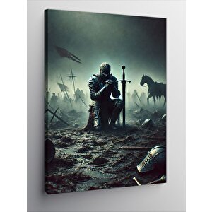 Kanvas Tablo Dua Eden Ortaçağ Şövalyesi 70x100 cm