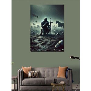 Kanvas Tablo Dua Eden Ortaçağ Şövalyesi 100x140 cm