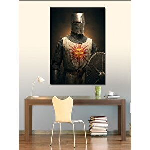 Kanvas Tablo Zırhlı Tapınak Şövalyesi 100x140 cm