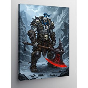 Kanvas Tablo Savaşçı Ve Buz Diyarı 50x70 cm