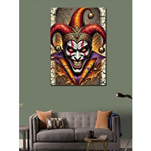 Kanvas Tablo Joker Maskesi Ve Gülüş 50x70 cm