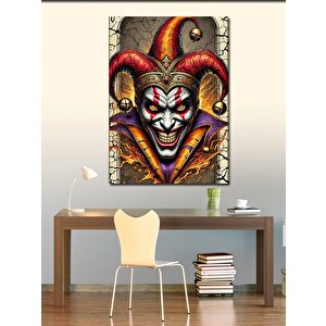 Kanvas Tablo Joker Maskesi Ve Gülüş 100x140 cm