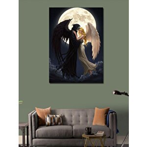 Kanvas Tablo Melek Veazrail Ay Işığı Dansı 50x70 cm