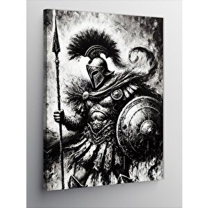 Kanvas Tablo Antik Yunan Savaşçısı 100x140 cm