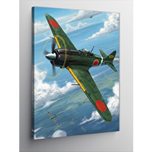 Kanvas Tablo Eski Savaş Uçağı 70x100 cm