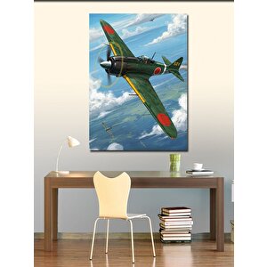 Kanvas Tablo Eski Savaş Uçağı 70x100 cm