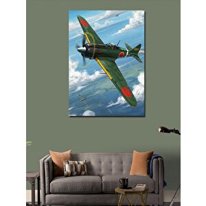 Kanvas Tablo Eski Savaş Uçağı 70x100 cm