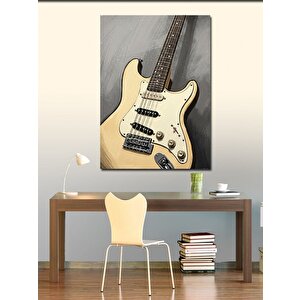 Kanvas Tablo Klasik Elektro Gitar Tasarımı 70x100 cm