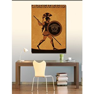 Kanvas Tablo Antik Yunan Askeri 70x100 cm
