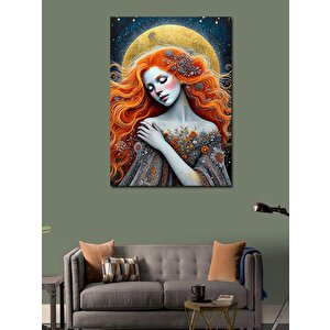 Kanvas Tablo Ayışığında Kızıl Kadın 50x70 cm