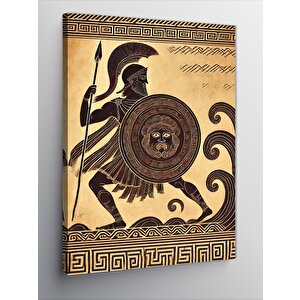 Kanvas Tablo Antik Yunan Savaşçısı 70x100 cm