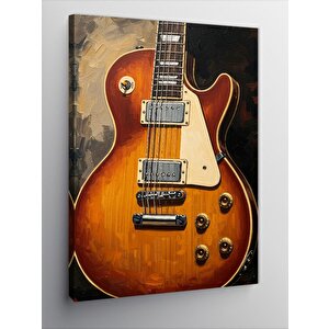 Kanvas Tablo Klasik Elektro Gitar 100x140 cm