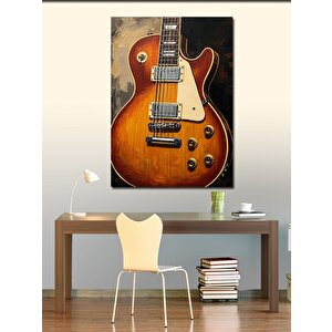 Kanvas Tablo Klasik Elektro Gitar 100x140 cm