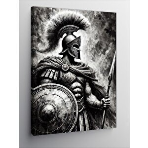 Kanvas Tablo Spartalı Asker Portresi 50x70 cm