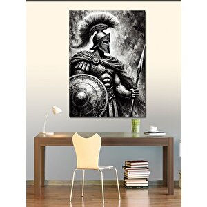Kanvas Tablo Spartalı Asker Portresi 50x70 cm