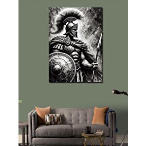 Kanvas Tablo Spartalı Asker Portresi 70x100 cm