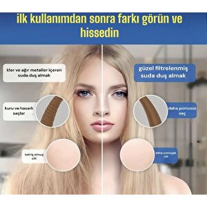 Yeni Model Filtreli Duş Başlığı Kireç Önleyici Özellikli Su Tasarruflu Model