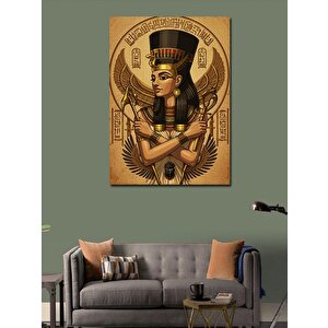 Kanvas Tablo Antik Mısır Kraliçesi Portresi 70x100 cm