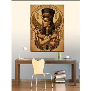 Kanvas Tablo Antik Mısır Kraliçesi Portresi 50x70 cm